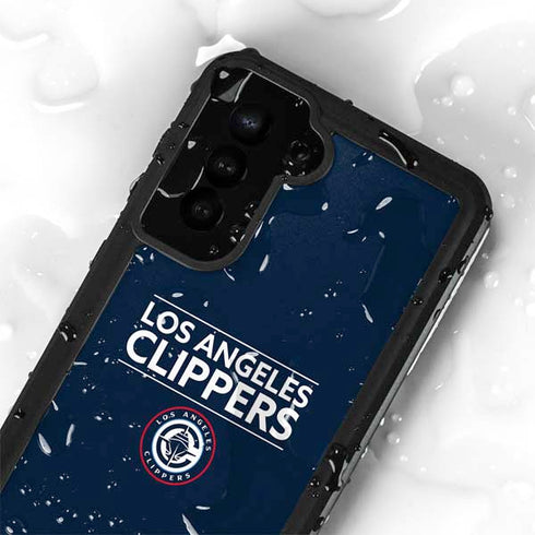 NBA Los Angeles Clippers Standard Blue Galaxy S24 Waterproof Case